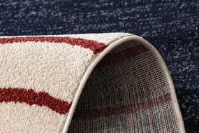 Koberec FUSION 0001 béžový / bordový