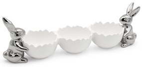 VEĽKONOČNÁ KERAMICKÁ MISA EASTER10 41X13 CM VIACFAREBNÁ