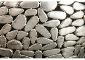 Konferenčný stôl 41433 2-Set Aluminium Silver/ Drevo Acacia  - Komfort-nábytok