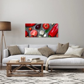 Obraz zeleniny (120x50 cm)