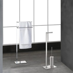 Gedy Gedy, Stojan s držiakom na toaletný papier a WC kefou, hranatý, chróm, 783213