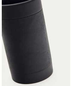 Čierny téglik na zubné kefky z polyresinu Sisel – Kave Home