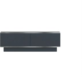 TV stolík ALVIN 135 cm, antracit/sivostrieborná