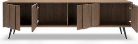 TV skrinka Flaro 184 cm s osvetlením - dub dunin
