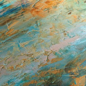 Obraz modrej abstrakcie (150x105 cm)