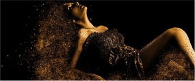 Obraz - Žena zo zlata (120x50 cm)