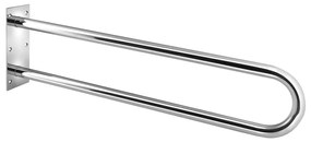 Nástenné madlo do kúpeľne z nehrdzavejúcej ocele 83 cm Handicap U – Sapho
