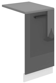 Panel na umývačku Bekini Premium Full Version zakrytý 45 cm šedý lesk s pracovnou doskou