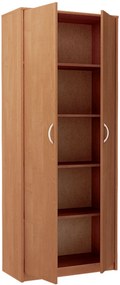 Policová skriňa LUCETTE - šírka 74 cm, jelša
