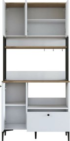 Skriňa Jesy Walnut and White