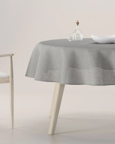 Obrus okrúhly farba produktu sivá látka zapletaná