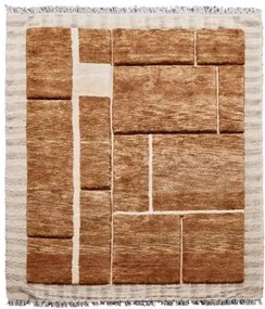 Diamond Carpets koberce Ručne viazaný kusový koberec Filippo DESP P113 Brown Mix - 140x200 cm