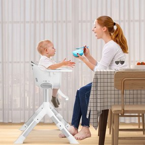 Nastaviteľná výška detskej jedálenskej stoličky