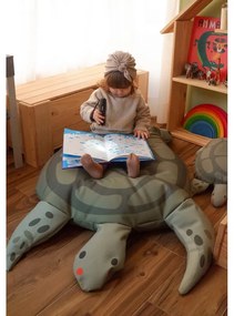 Zelený detský sedací vak Turtle - Little Nice Things