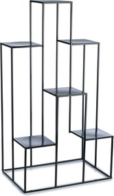 STOJAN NA KVETINÁČ KASKADA 110X60X40 CM ČIERNA