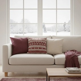 Polášek Obliečka na vankúšik so zimnými motívmi - Cuoricino | 40 x 40 cm