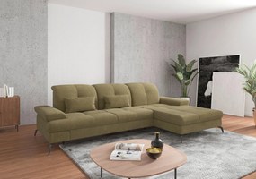 XXXLutz ROHOVÁ SEDAČKA, textil, olivovozelená Sit & More - Sedačky - 000144009915