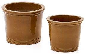 Kvetináče z terakoty v súprave 2 ks ø 47 cm Presili – Kave Home