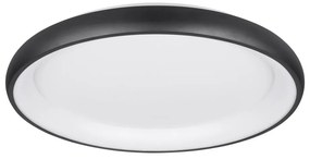 Čierne LED stmievateľné stropné svietidlo Cardona – Trio