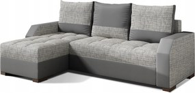 Rohová sedačka Aresea (sivá) (L)