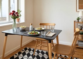CH Jedálenský stôl Tessa - čierna