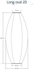 Lumiz SOLÁRNY LAMPÁŠ LONG OVAL 45X20 CM MEDENÁ
