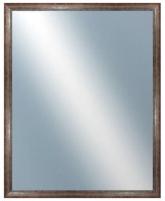DANTIK - Zrkadlo v rámu, rozmer s rámom 80x100 cm z lišty NEVIS červená (3051)
