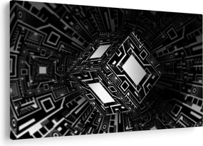 Obraz abstraktné kocky (90x60 cm)