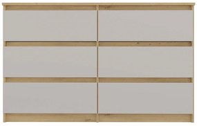 Komoda Malwa M6 120 cm dub artisan/kašmír