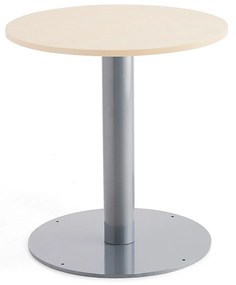 Okrúhly stôl ALVA, Ø700x720 mm, breza