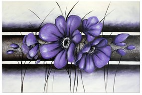 Gario Ručne maľovaný obraz Tajomný fialový Vlčí mak Rozmery: 120 x 80 cm