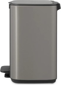 Sivý pedálový oceľový odpadkový kôš 7 l Bo – Brabantia