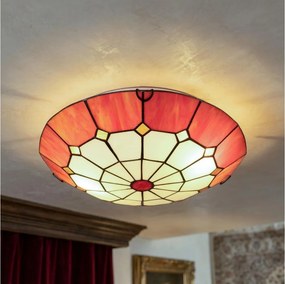 Brilagi - Tiffany vitrážové stropné svietidlo SIENNA 2xE27/60W/230V priemer 40 cm