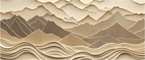 Obraz - 3D línia hôr (120x50 cm)