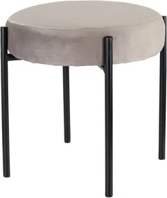 Sconto Stolička TULAU hnedosivá/čierna