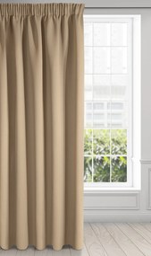 ZATEMŇOVACÍ ZÁVES NA PÁSKE ADLEY 135X270 CM BÉŽOVÁ