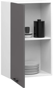 Horná kuchynská skrinka OLIWIA W50 H720 biela / grafitová / sivá