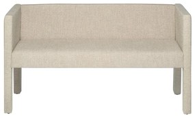 Béžová lavica z textílie buklé Sitta – Blomus