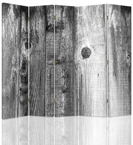 Gario Paraván Rustikálna doska Rozmery: 180 x 170 cm, Prevedenie: Otočný paraván 360°