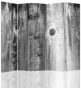 Gario Paraván Rustikálna doska Rozmery: 180 x 170 cm, Prevedenie: Otočný paraván 360°