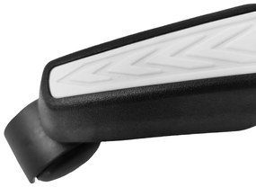 Herní židle SPORT s masážní funkcí KG108 černo-bílá