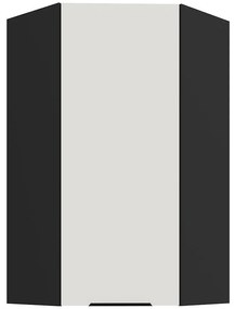 Kuchynská skrinka Aria-Wh/Bl Anti Fingerprint 60x60 Gn-108 1f (45°)