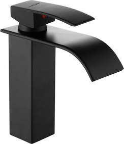 Mexen Aries, umývadlová batéria, čierna matná, 744800-70