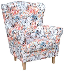 Kreslo ušiak GALA pestrofarebné