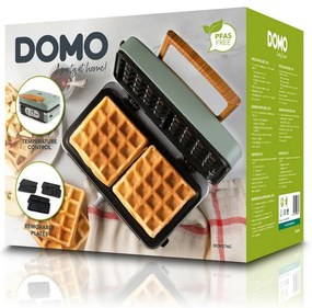 DOMO DO9276C sendvičovač 3 v 1, matná zelená