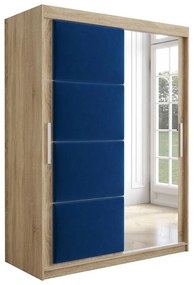 Skriňa Tapi 150 Dub Sonoma/Modrá