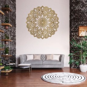 Drevená  dekorácia na stenu mandala rovnováhy  | SENTOP HDF0252