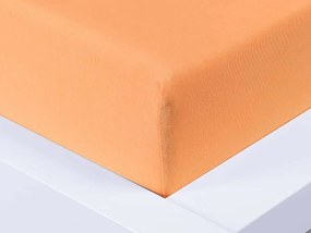 XPOSE® Detská jersey plachta Exclusive - marhuľová 70x140 cm
