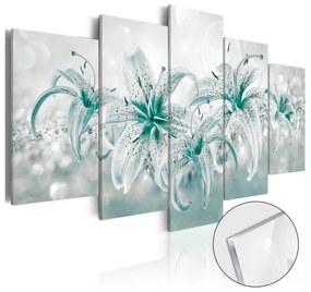 Obraz na skle Sapphire Lilies [Glass]