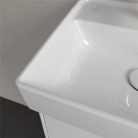 VILLEROY &amp; BOCH Collaro závesné umývadielko s otvorom, s prepadom, 450 x 370 mm, biela alpská, 43344501